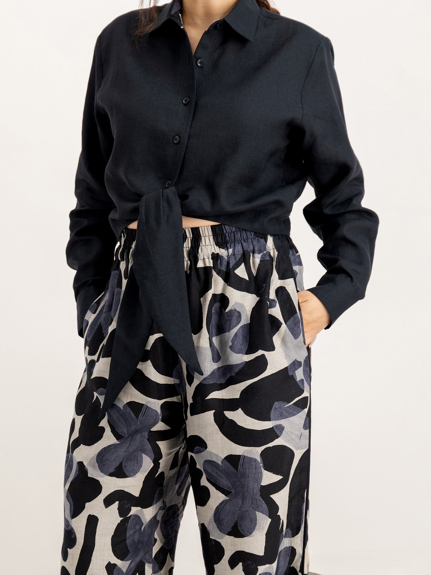 Tamira Jet Black Pants