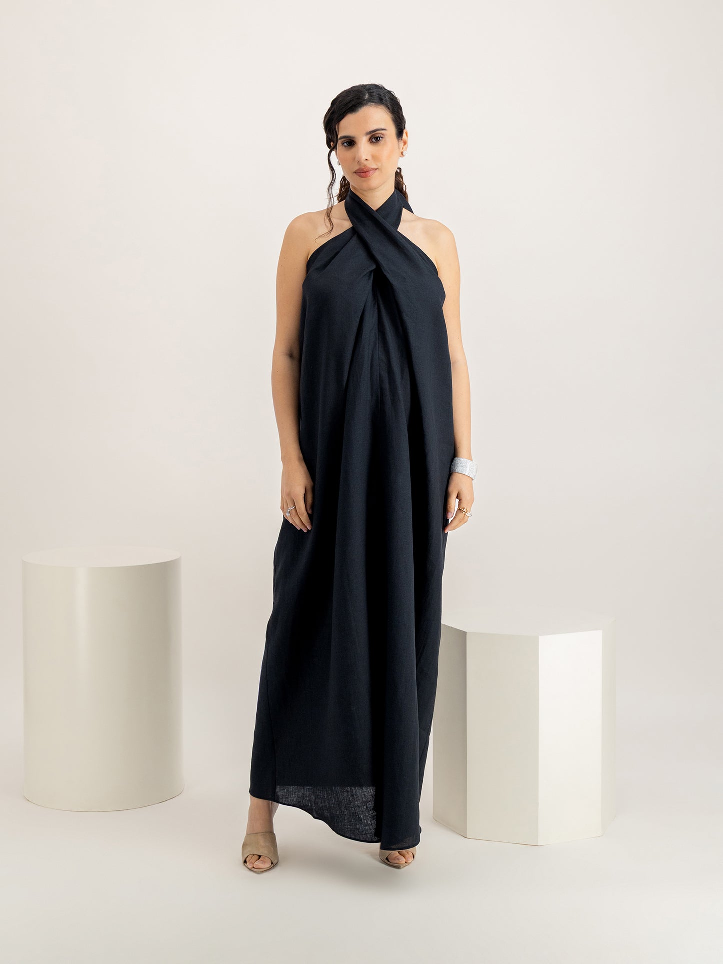 Fiona Jet Black Dress