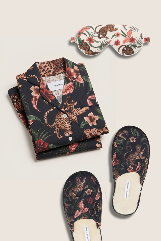 Soleia Print 100% Cotton 3-Piece Bundle Pajama Set