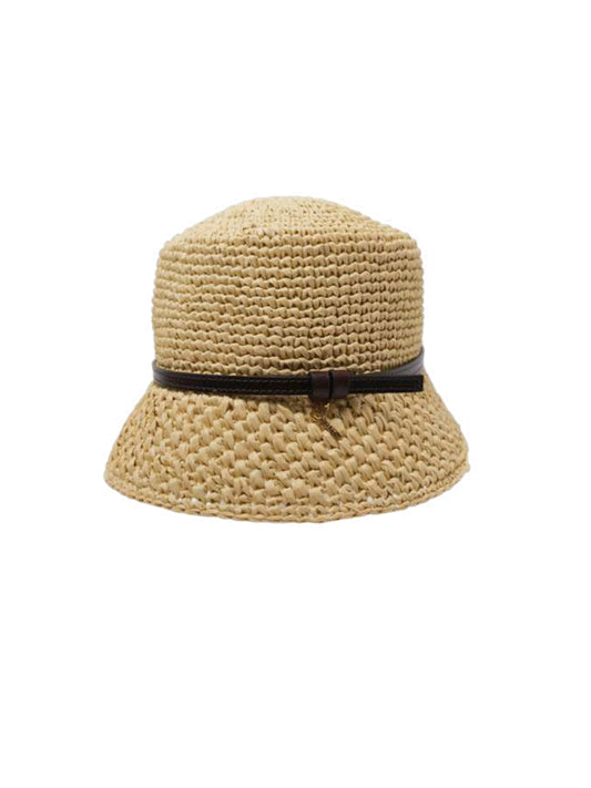 Bali Natural Dark Brown Bucket Hat