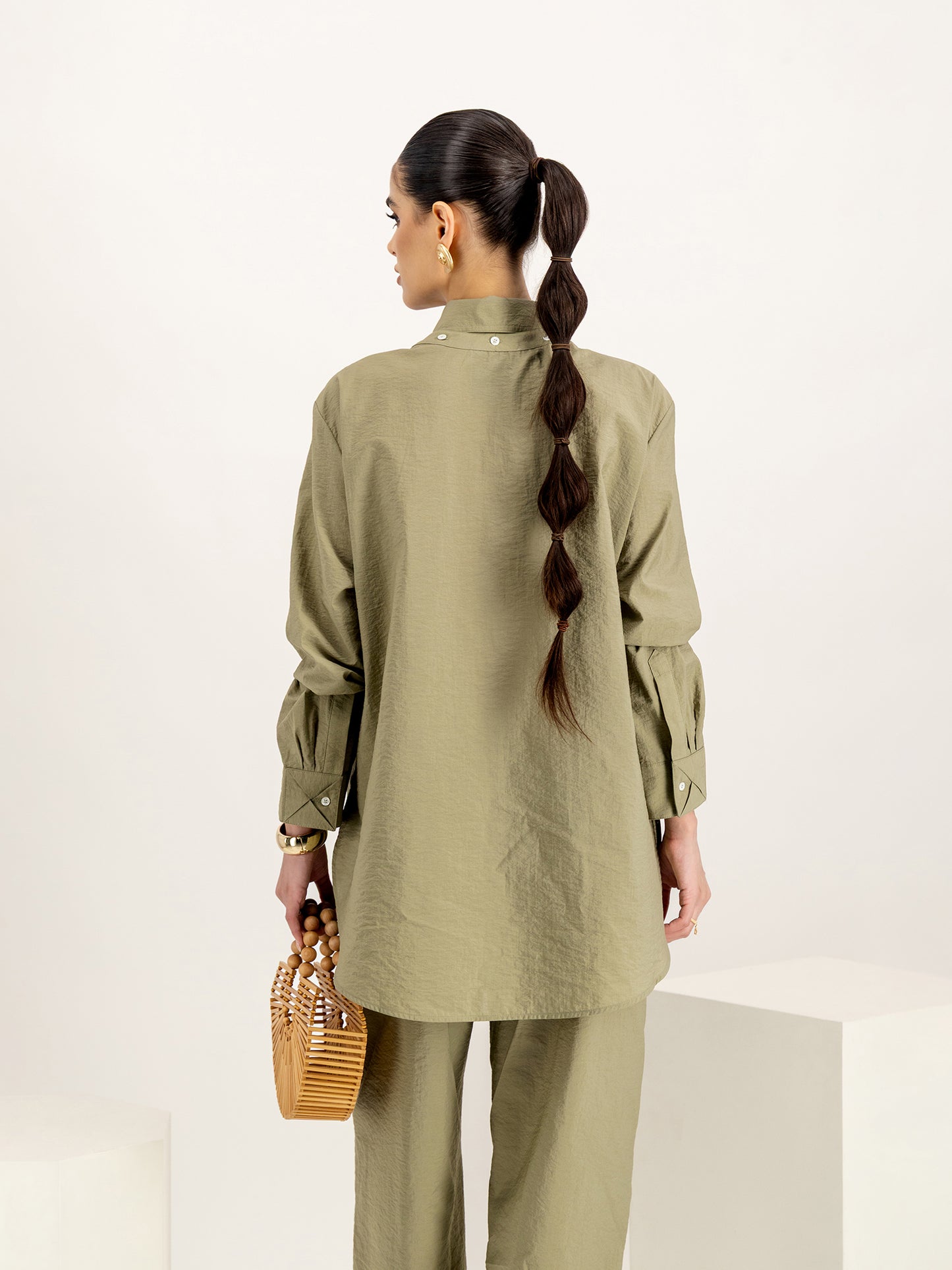 Nananda Moss Light Shirting
