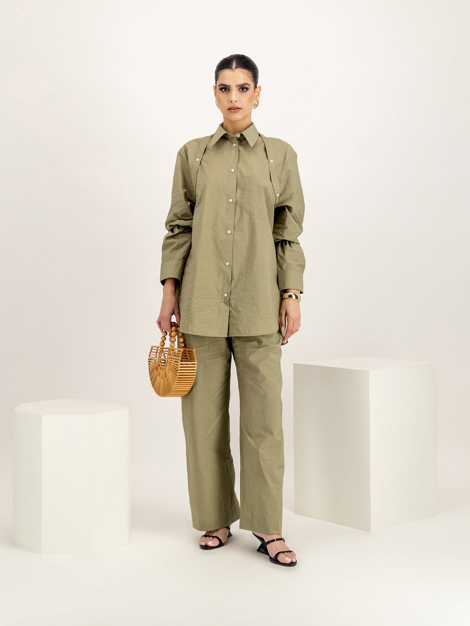 Nananda Moss Light Shirting