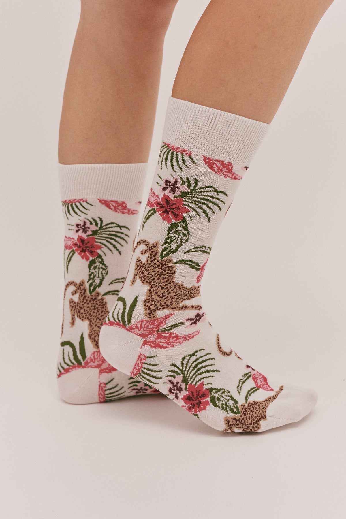 Soleia Cream Cotton Blend Socks Set