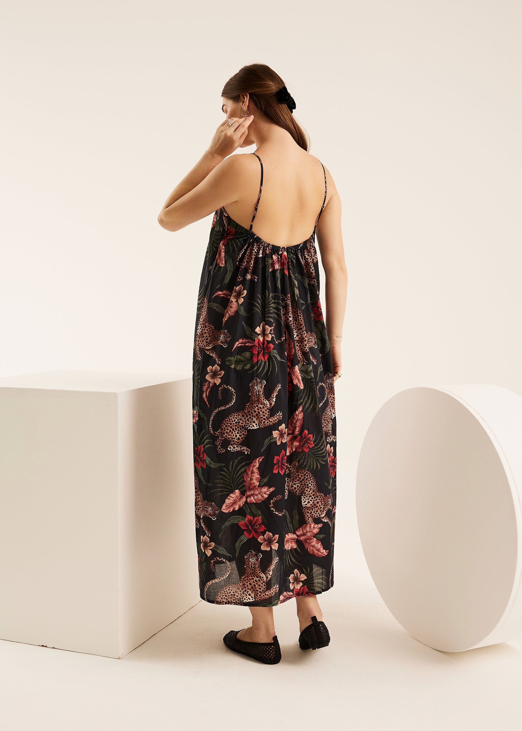 Soleia Navy Square Nightie