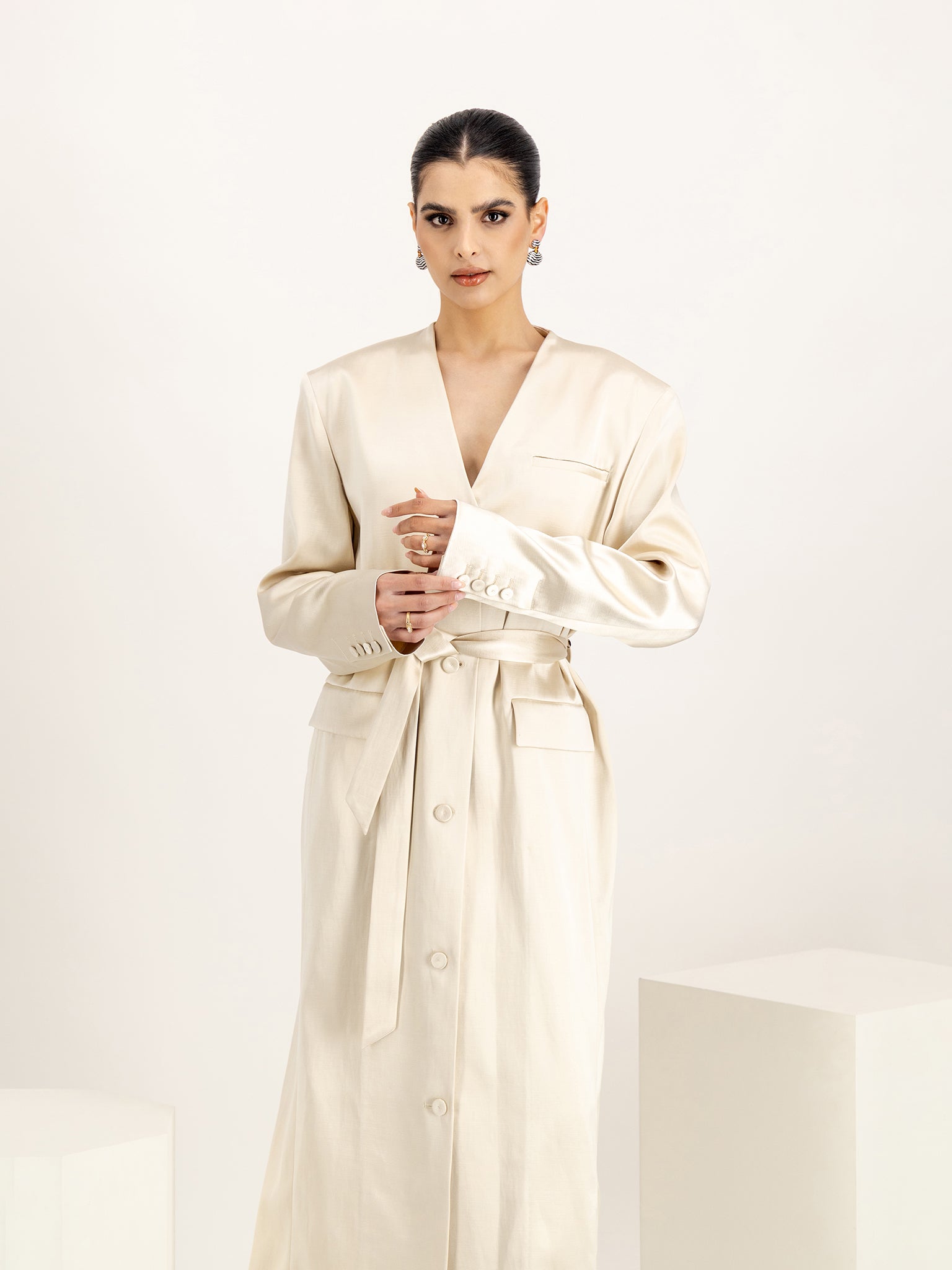 Adeeba Creme Duchess Viscose