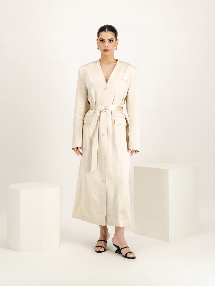 Adeeba Creme Duchess Viscose