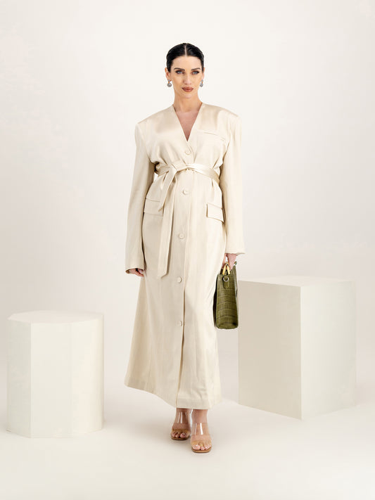 Adeeba Creme Duchess Viscose