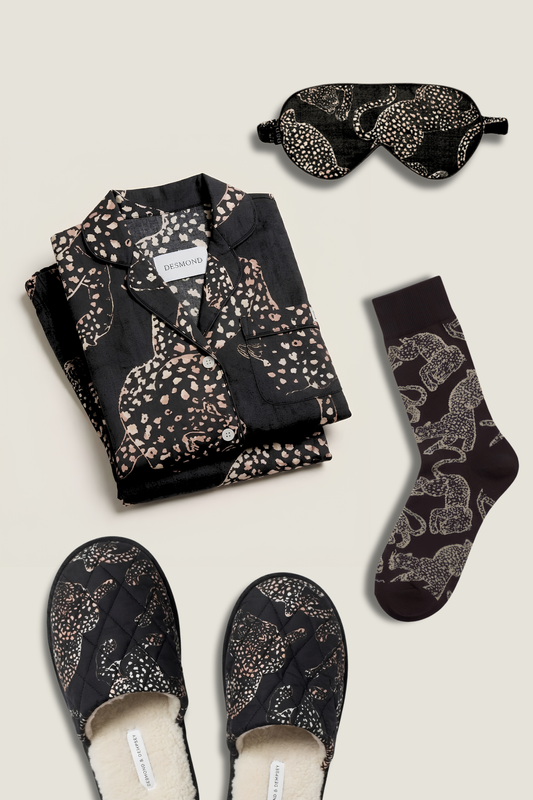 Jag Print 100% Cotton 4-Piece Bundle Pajama Set