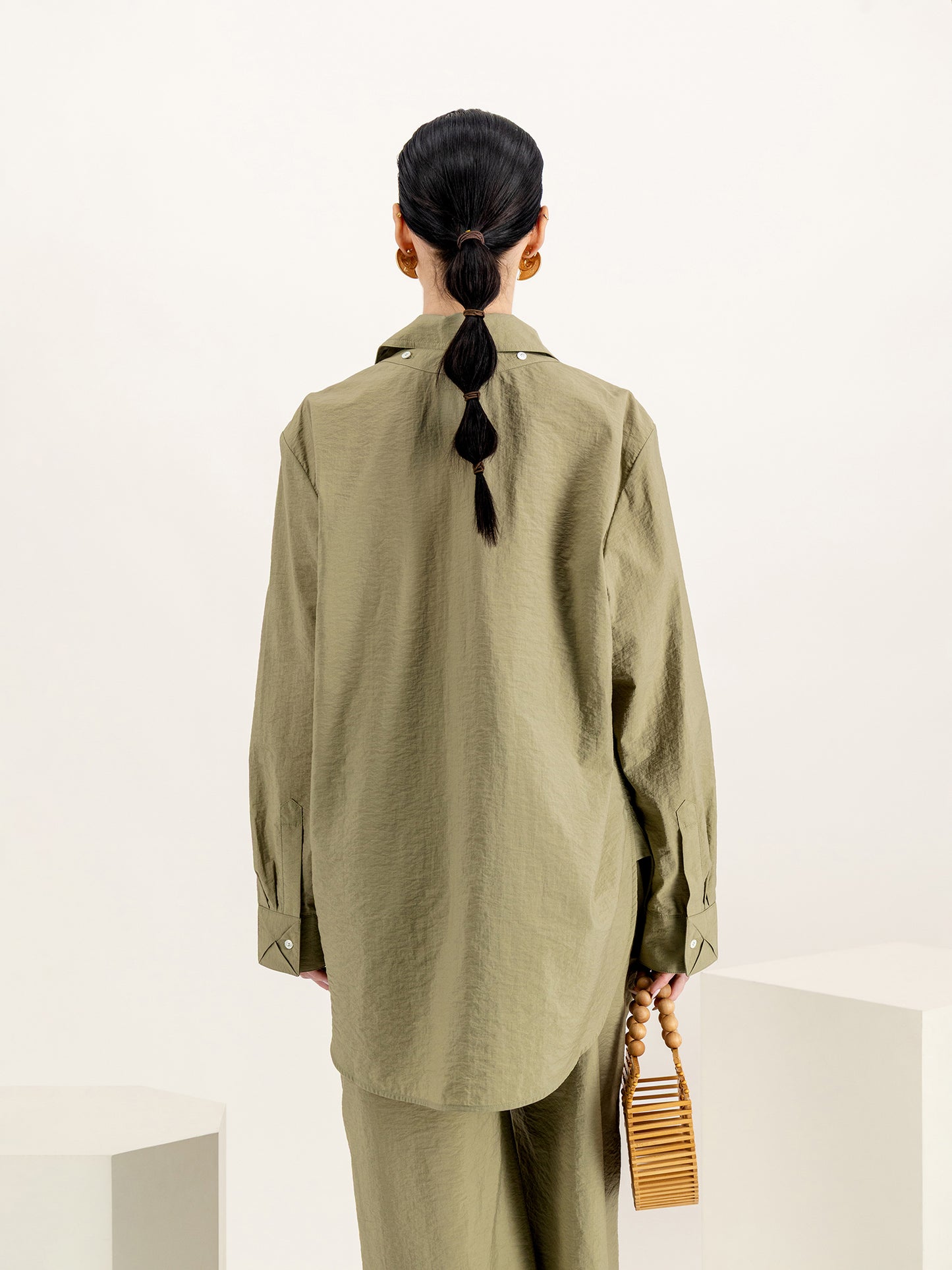 Nananda Moss Light Shirting