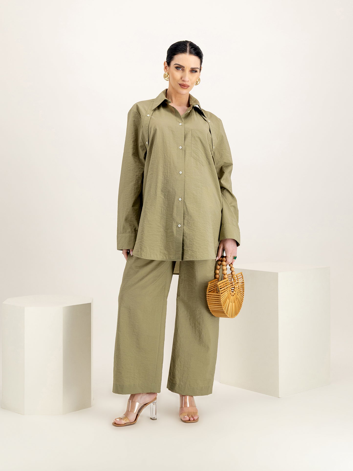 Nananda Moss Light Shirting