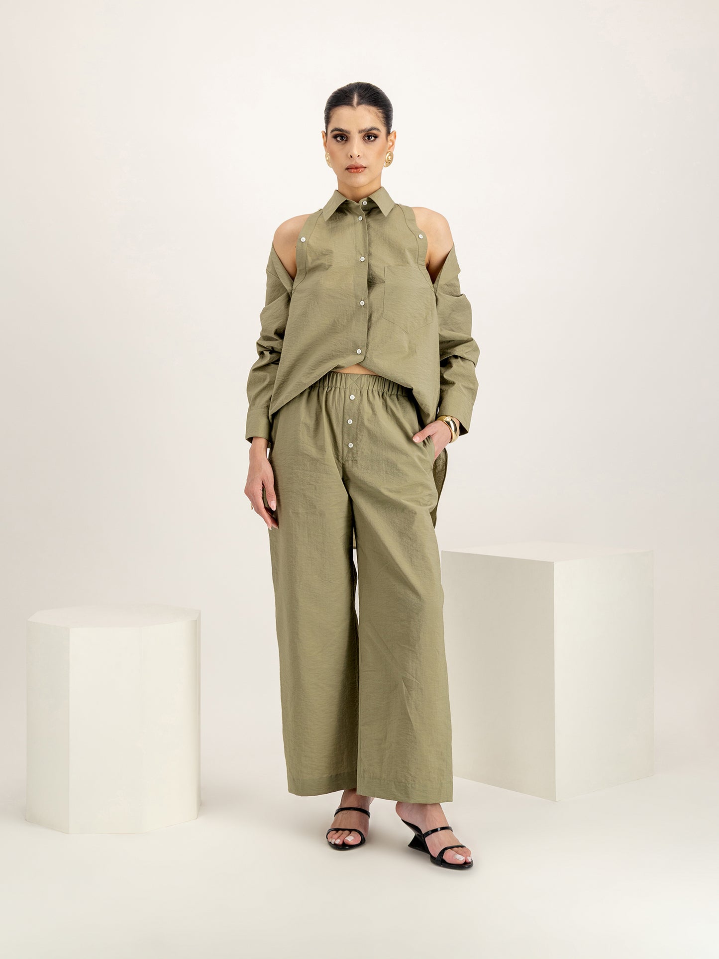 Nananda Moss Light Shirting