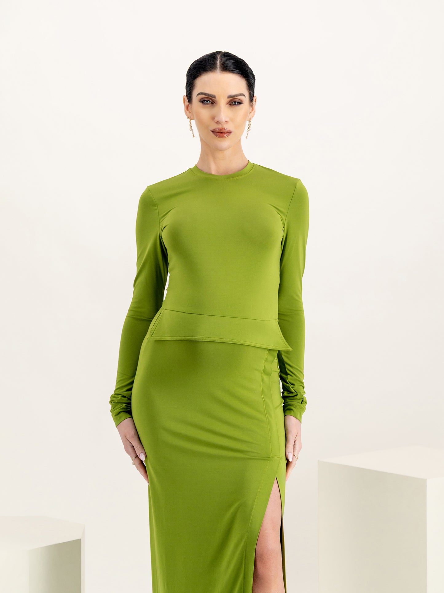 Shada Green Fluid Jersey