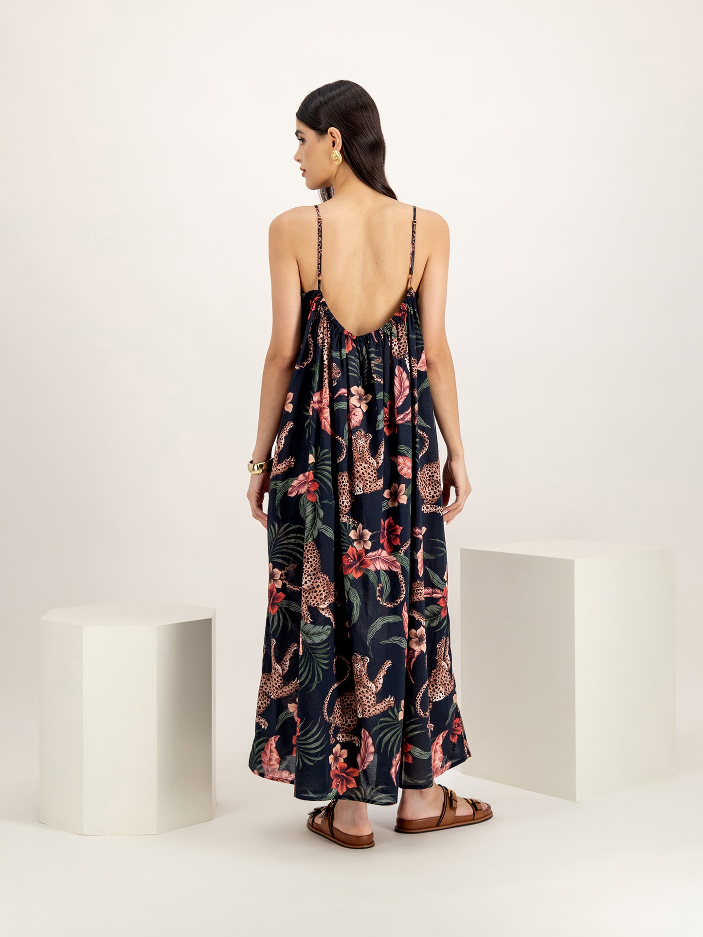 Soleia Navy Square Nightie