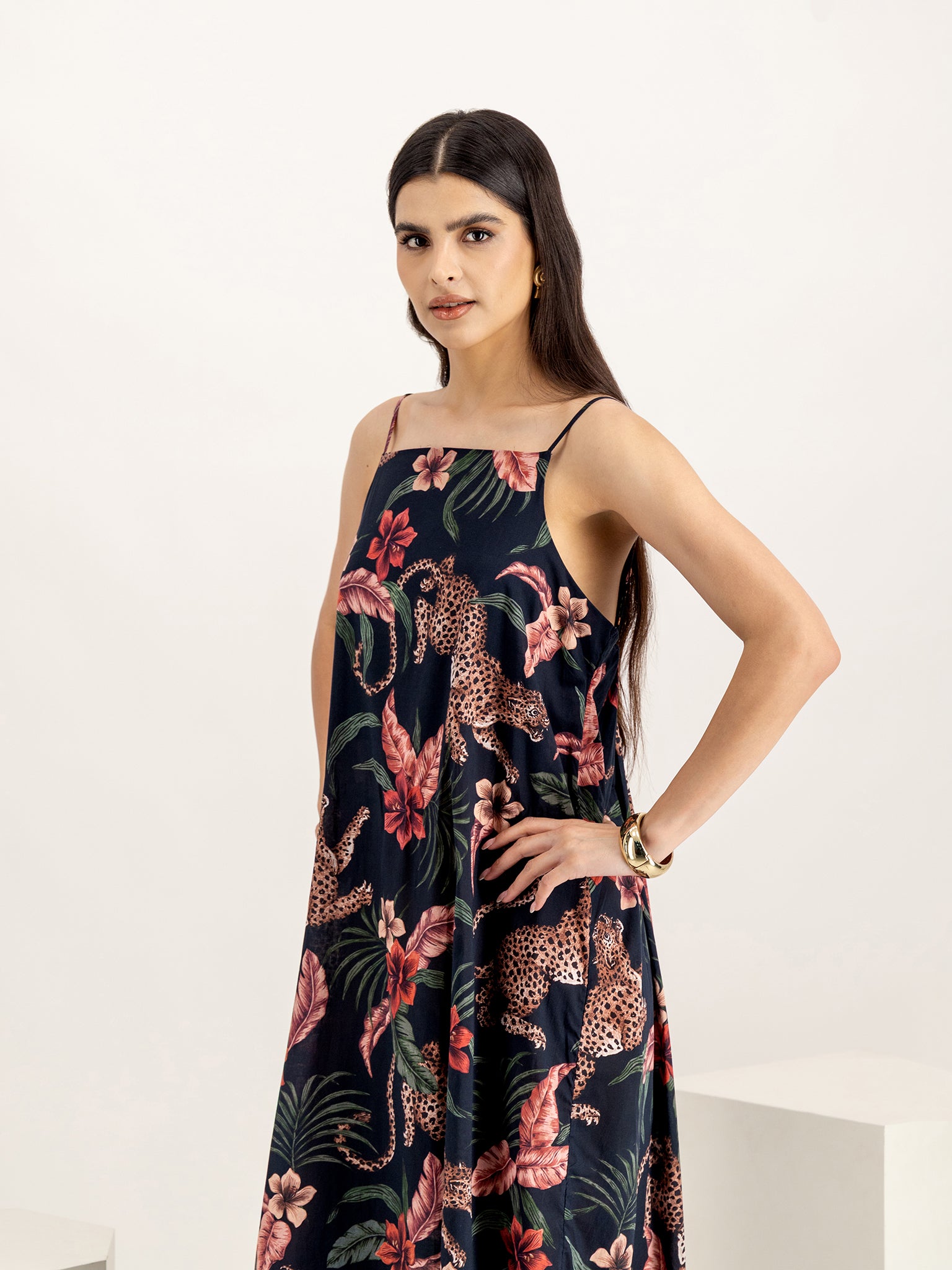 Soleia Navy Square Nightie